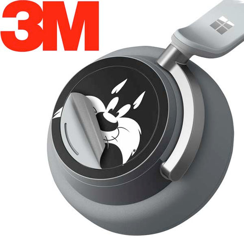 Looney Tunes Sylvester the Cat Black and White Surface Headphones Skin